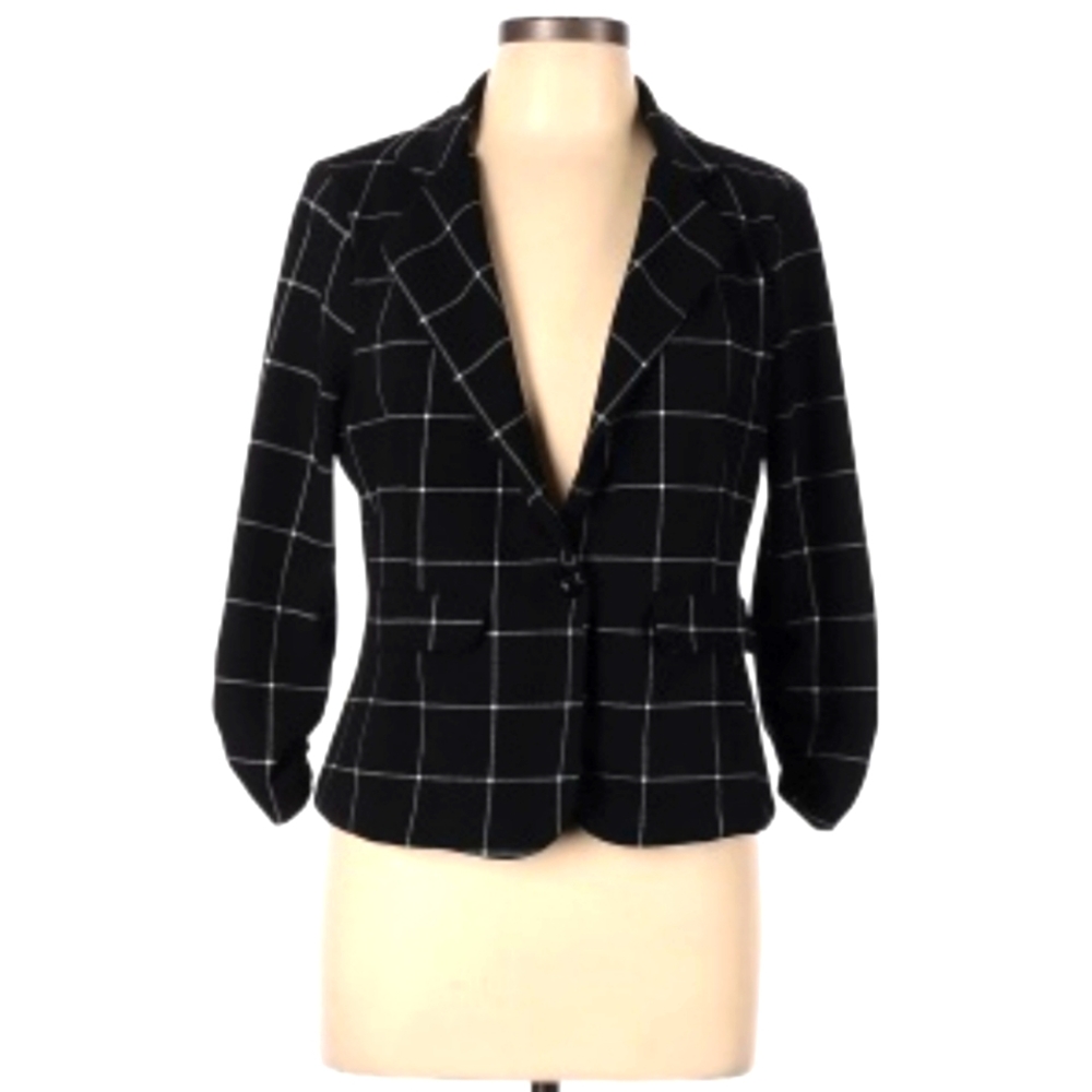 Crecent and Willough Cinched-Sleeve Blazer XL
